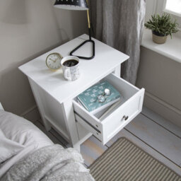 Nöa & Nani Noa & Nani Bedside Table With 2 Drawers In Classic White Karlstad - thumbnail 4