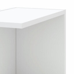 Berkfield Wall Corner Shelf White 36.5X36.5X140 Cm Engineered Wood - thumbnail 7