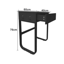 Hygrad Built to Survive Small Desk With Drawers Kids Computer Desk For Bedroom Office Simple Study Table - thumbnail 5