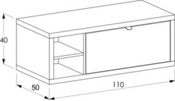 Affine Bathroom Wall Hung Vanity Unit Sink Cabinet Wash Basin Sink Storage Drawer 1100 - thumbnail 8