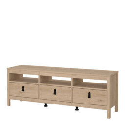 Wyld Haus Wildberry Jackson Hickory Oak Tv Unit With 3 Drawers - thumbnail 5