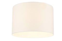 GoodHome Kpezin Cream Fabric Dyed Circular Light Shade (D)30Cm - thumbnail 3