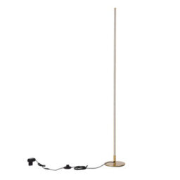 Living And Home Modern Gold Dimmable Led Floor Lamp With Remote Control And Foot Switch, 12W - thumbnail 3