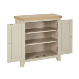 The Furniture Market Cheshire Dove Grey Small 2 Doors Cupboard - thumbnail 7