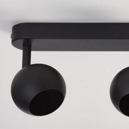 CGC Lighting Cgc Nieve Matt Black Triple Three Head Gu10 Ceiling Surface Spot Light Round Head - thumbnail 3