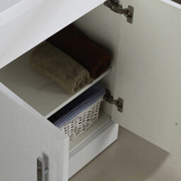 Nes Home 1100mm Left Hand Freestanding Grey Vanity With Back To Wall Toilet, Wc & Basin - thumbnail 6