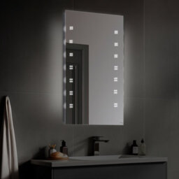 Sundaze 500 X 700mm Led Bathroom Mirror Lights With Demister Pad Button Switch Illuminated - thumbnail 1
