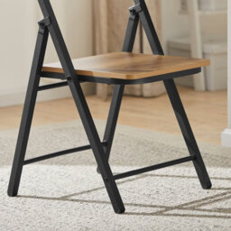 Sobuy Fst88-Pf, Folding Chair, Folding Kitchen Dining Chair Office Chair Desk Chair,neutral,w54Xd46Xh80 - thumbnail 9