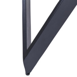 Beliani Dining Table Oxhill Black 120 Cm 120 Cm - thumbnail 5
