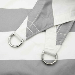 Walplus Sun Shade Sail Light Grey And White 5 X 7 X 7 M - thumbnail 5