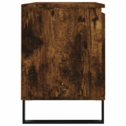 Berkfield Sturdy Tv Cabinet Smoked Oak 104X35X50 Cm Engineered Wood - thumbnail 7