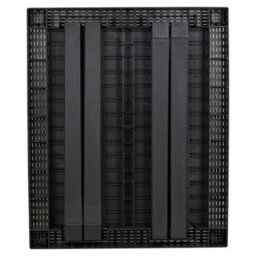 Urbn-Garden Urbngarden 3Pcs Black 2 Chairs & Table Garden Set Outdoor Furniture Plastic Weatherproof - thumbnail 6