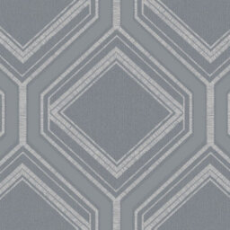Superfresco Saville Row Geometric Slate Grey Wallpaper - thumbnail 4