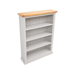 Cabinet Bits Loreo Light Grey Bookcase 120X90X25Cm - thumbnail 3
