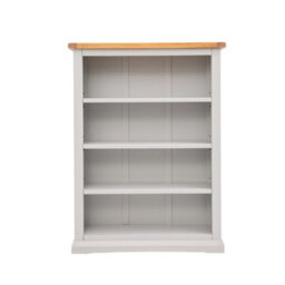 Cabinet Bits Loreo Light Grey Bookcase 120X90X25Cm - thumbnail 1