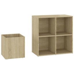 Berkfield Hall Shoe Cabinet Sonoma Oak 105X35.5X70 Cm Engineered Wood - thumbnail 7