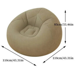 Large Lazy Inflatable Sofa Chairs Pvc Lounger Seat Bean Bag Sofas Pouf Puff Couch Tatami Living Room Supply Outdoor Camping - thumbnail 2