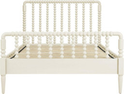 Statement Furniture Cromwell 5Ft Wooden Bed Frame With Bobbin Design Headboard And Foot End - Linen - thumbnail 4
