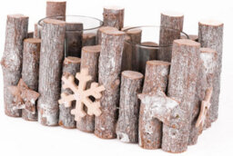 Christmas Tealight Candle Holder - Snowflake - thumbnail 3