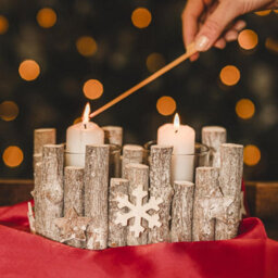 Christmas Tealight Candle Holder - Snowflake - thumbnail 6