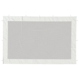 Walplus Party Tent Garden Gazebo Canopy Sidewall 2 Pcs White And Black Mesh - thumbnail 3
