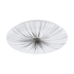 Adjustable White Led Wall And Ceiling Light With Silver Shade - thumbnail 1