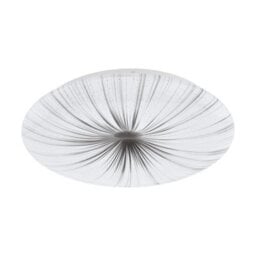 Adjustable White Led Wall And Ceiling Light With Silver Shade