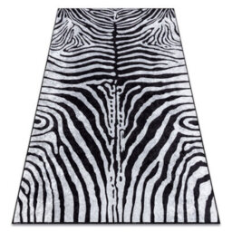 RugsX Miro 51331.803 Washing Carpet Zebra Anti-Slip - Black White 200X290 Cm - thumbnail 4