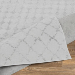 Livabliss Roma-Geometric Off-White Grey Living Dining Bedroom Rug 80 X 150 Cm Easy Care, Non Shedding - thumbnail 4