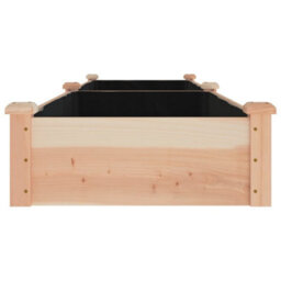Berkfield Practical Garden Raised Bed With Liner 240X60X25 Cm Solid Wood Fir - thumbnail 5