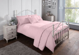 Smart Living Luxury Pinsonic Geometric Panel Duvet Cover With Pillowcases - thumbnail 1