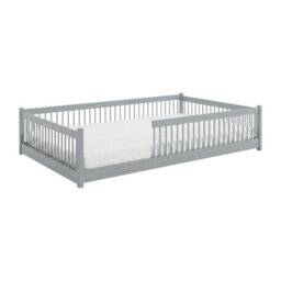 Arte Junior Grey 120 X 200Cm European Small Double Low Bed - Foam/bonnell Mattress Included - thumbnail 5
