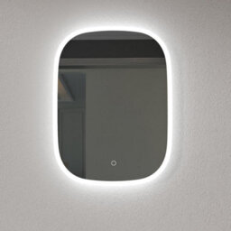 Plum&clay Arlo Led Illuminated Heated Anti-Fog Bathroom Mirror (W)50Cm (H)70Cm