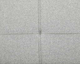 Home Detail Levine 3 Seater Tufted Fabric Clic-Clac With Black Legs Sofa Bed, Light Grey - thumbnail 8