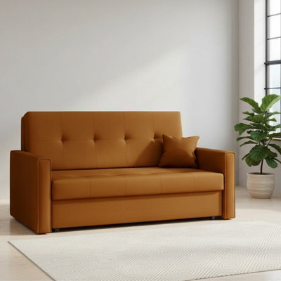 Viva Bis Iii Armchair With Sleep Function And Storage Orange - image 1