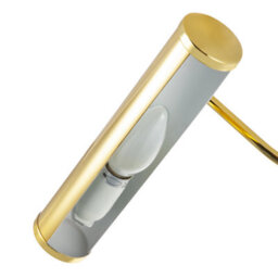 Happy Homewares Classic Traditional Picture Wall Light In Polished Gold With Switch Button - thumbnail 5