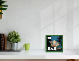 8X8 Green Picture Frame (20.3 X 20.3Cm) Poster, Photo, Artwork, Gallery Wall Or Print - thumbnail 2