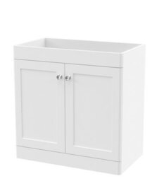 Hudson Reed Classique Components Floor Standing 2-Door Vanity Unit, Stylish Single Vanity Unit With Soft Close Doors - thumbnail 1