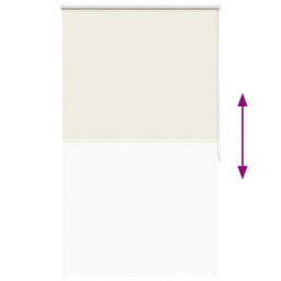Vidaxl Roller Blind Blackout 100 X 175 Cm Off White - thumbnail 9