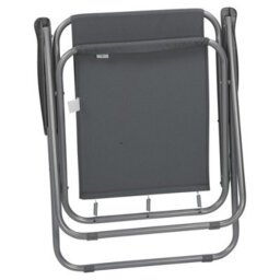 Urbn-Living Urbnliving 76Cm Height 2Pcs Grey Garden Patio Metal Folding Chairs Camping Beach Picnic Outdoor Seats - thumbnail 5