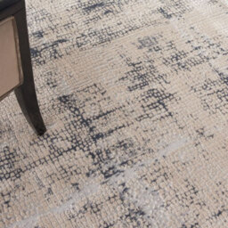 Ivory Blue Rug, 10mm Thickness Abstract Dotted Rug, Modern Stain-Resistant Rug For Bedroom, & Dining Room-120Cm X 180Cm - thumbnail 2