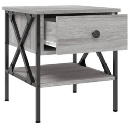 Berkfield Bedside Tables 2 Pcs Grey Sonoma 40X42X45 Cm Engineered Wood - thumbnail 7