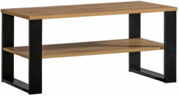 Arte Lamelo La9 Coffee Table - Stylish And Practical, H490mm W1000mm D560mm In Oak Wotan & Black Matt - thumbnail 1