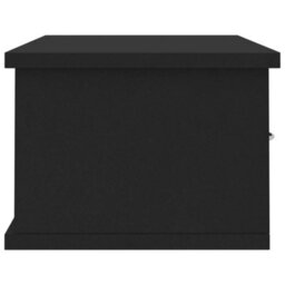Berkfield Wall-Mounted Drawer Shelf Black 60X26X18.5 Cm Engineered Wood - thumbnail 5