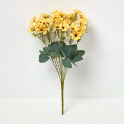 Homescapes Artificial Yellow Handcrafted Wild Daisy Flower Bouquet, 46 Cm - thumbnail 4