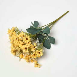 Homescapes Artificial Yellow Handcrafted Wild Daisy Flower Bouquet, 46 Cm - thumbnail 3