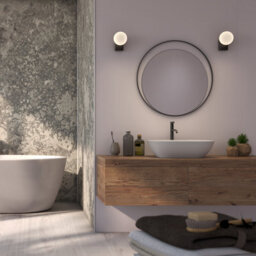 Rearo Selkie Mdf Bathroom Shower Wall Panel (H)2420mm X (W)1180mm X (D)11mm Tongue & Groove - Ash Matte Finish - thumbnail 6
