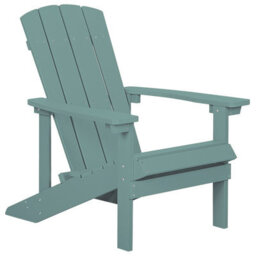 Beliani Garden Chair Adirondack Turquoise