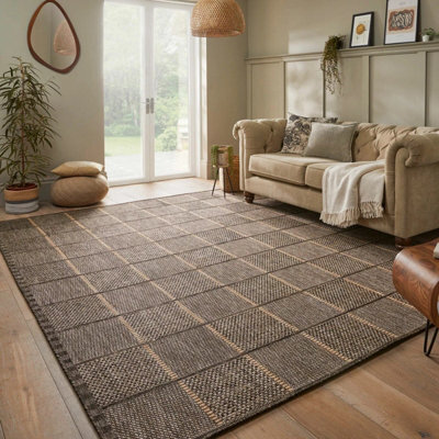 Xample Concept Looms Sumac Mocha Indoor Outdoor Rug 240 X 300Cm Large Polypropylene Machine Woven Durable No Shedding Area Rug - image 1