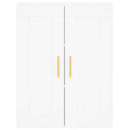 Berkfield Wall Mounted Cabinet White 69.5X34X90 Cm Engineered Wood - thumbnail 7